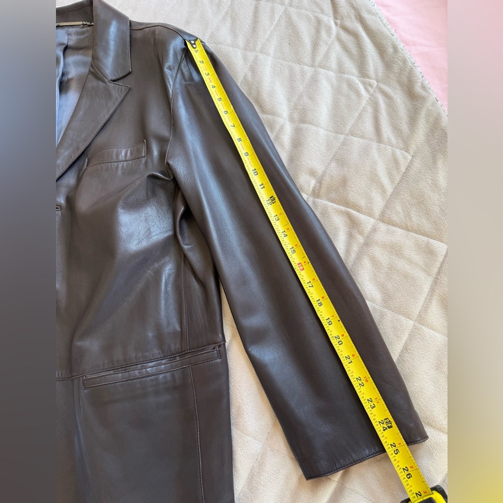 Andrew Marc Leather Dark Brown Men’s - Picture 8 of 11